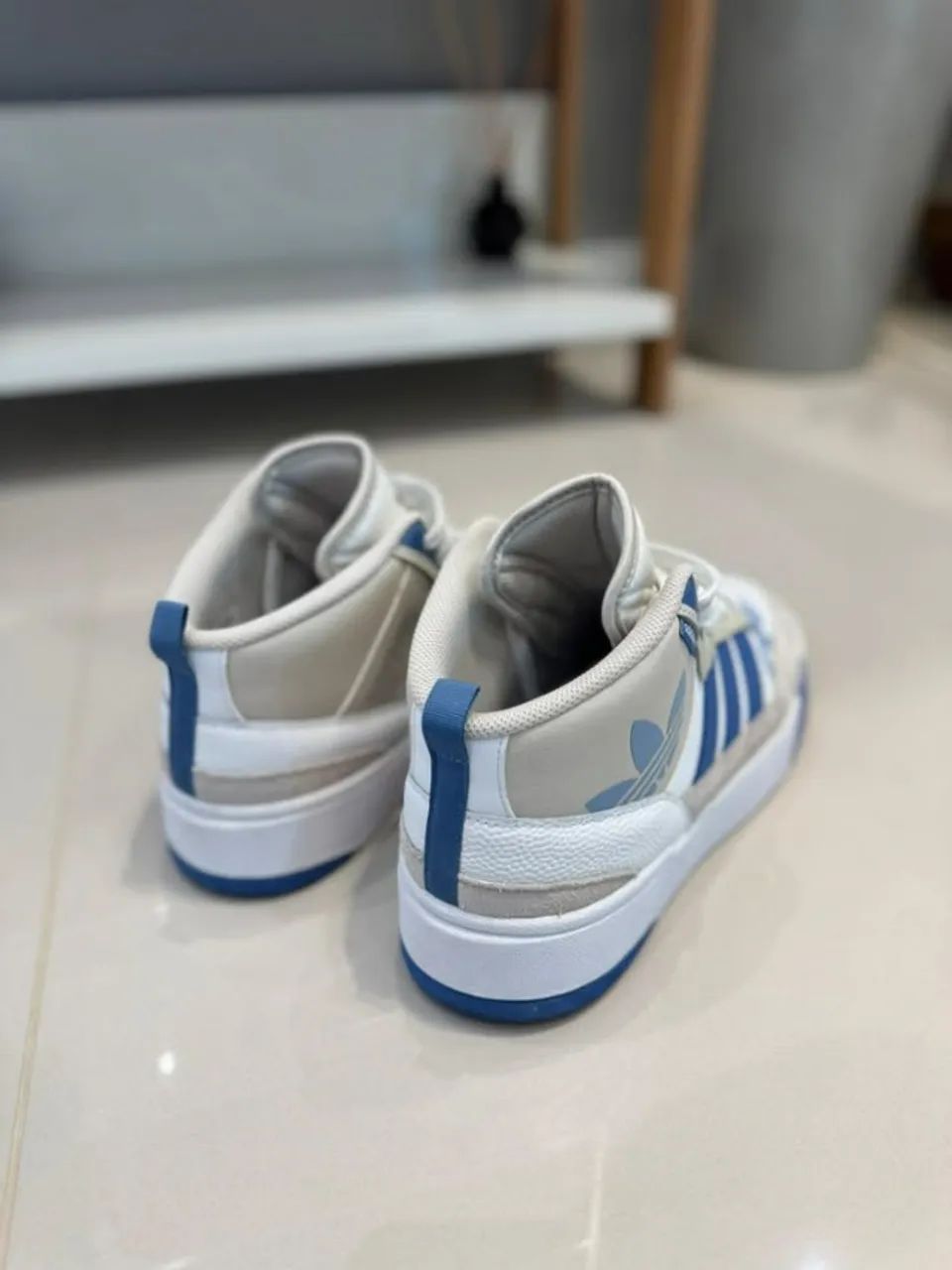 Tênis Adidas Post UP White True Royal - Foto 3