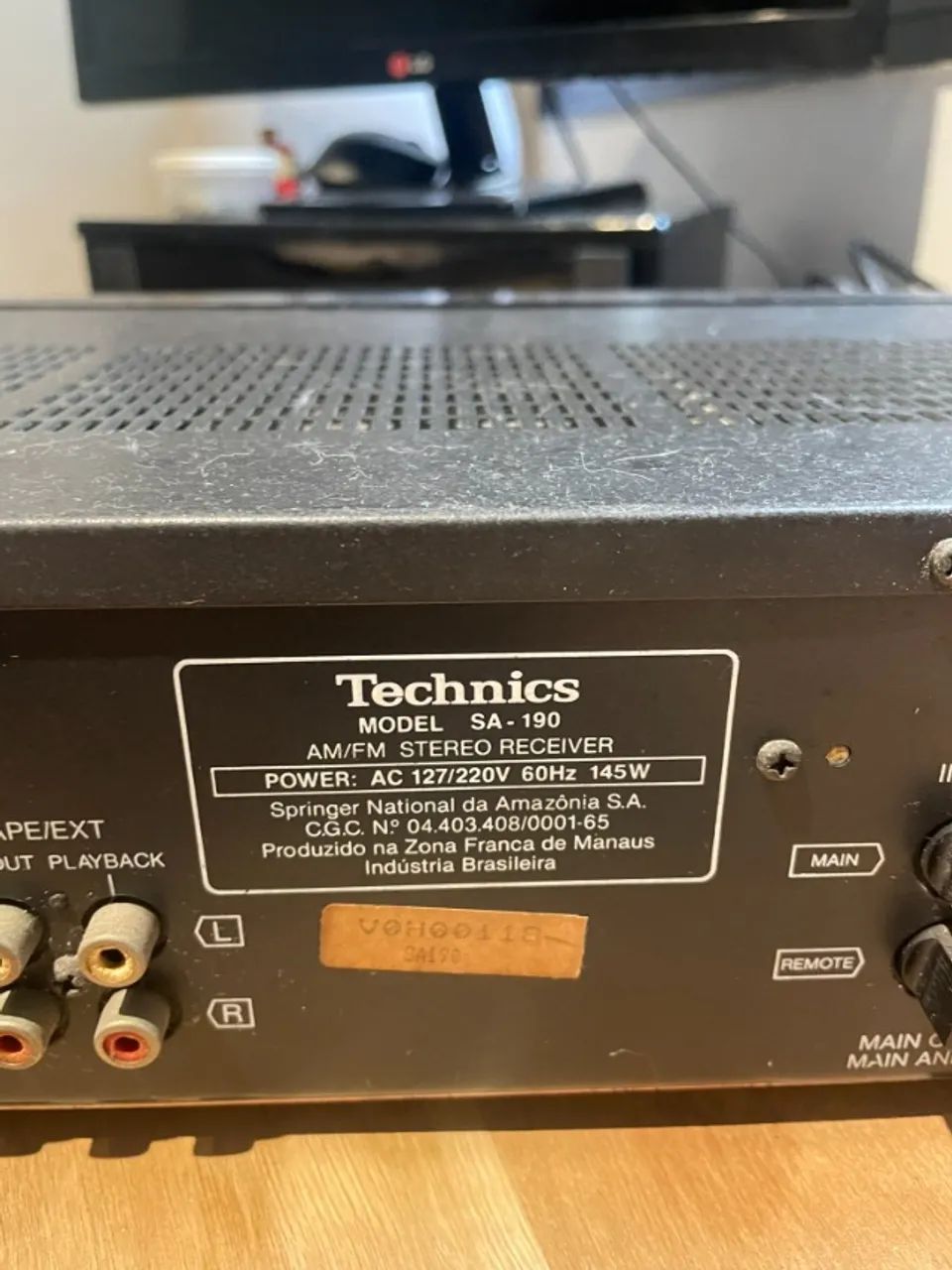 Receiver Technics SA-190 - Foto 4
