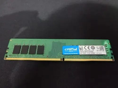2 Memorias 8gb ddr4 crucial 2133mhz - Memória RAM - Parque das