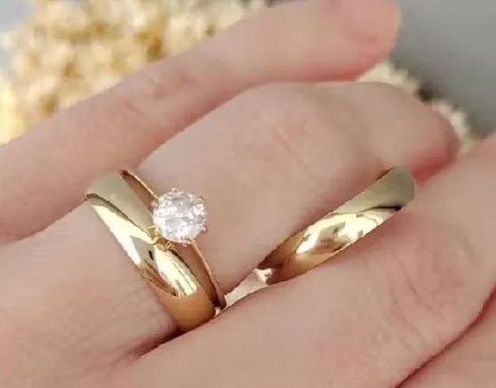 Alianças de casamento em Tungstênio+ Moedas Antigas  - Foto 2
