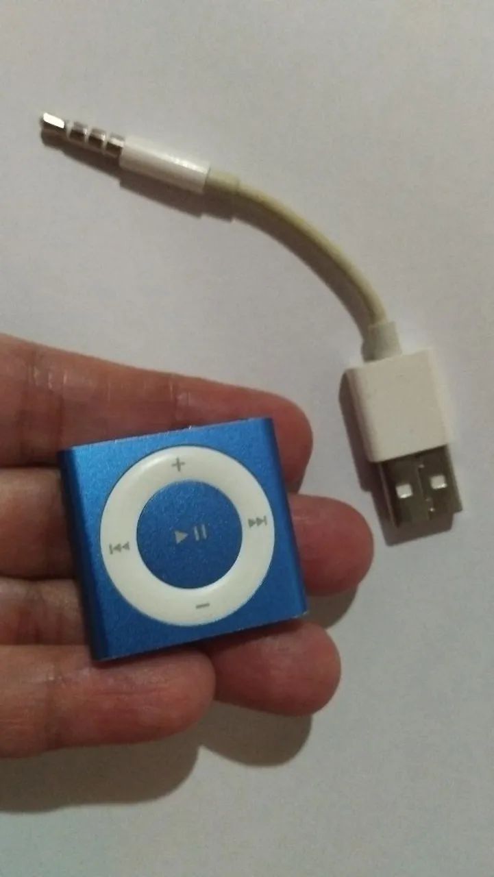 iPod Shuffle 4° geração, 2gb cor azul - Foto 3