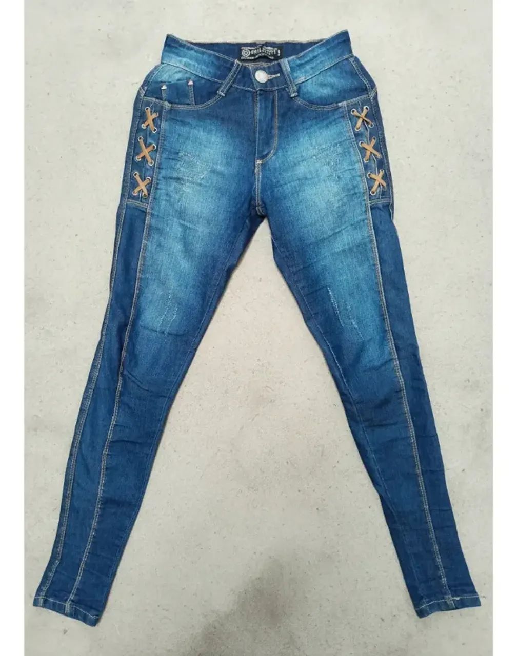 Calça jeans dona scott algodão com elastano - Foto 4