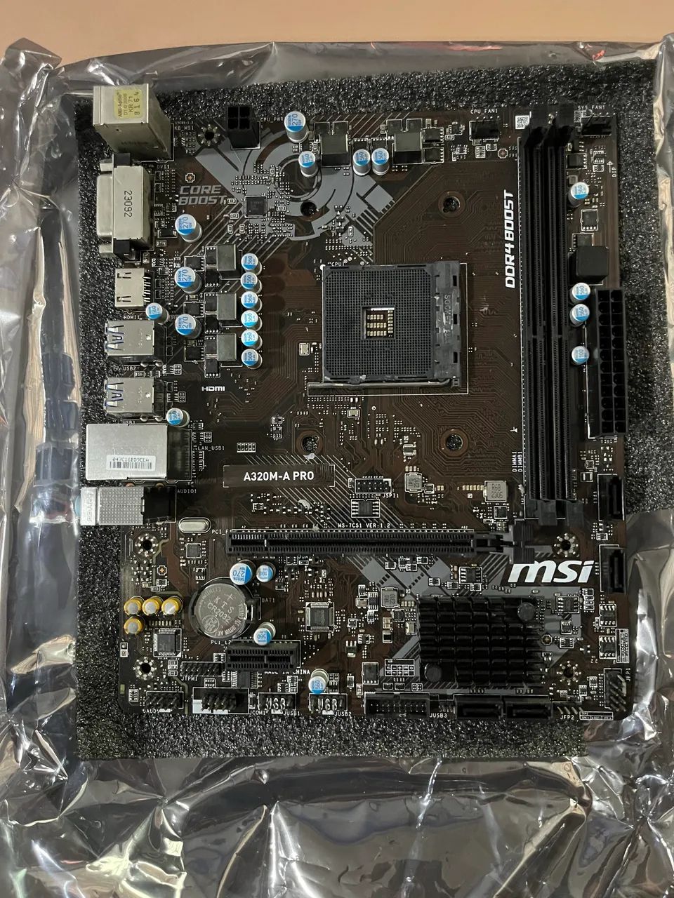 placa mãe A320-A Pro MSI - Foto 2