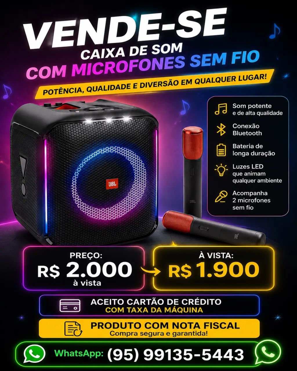 Caixa de som JBL