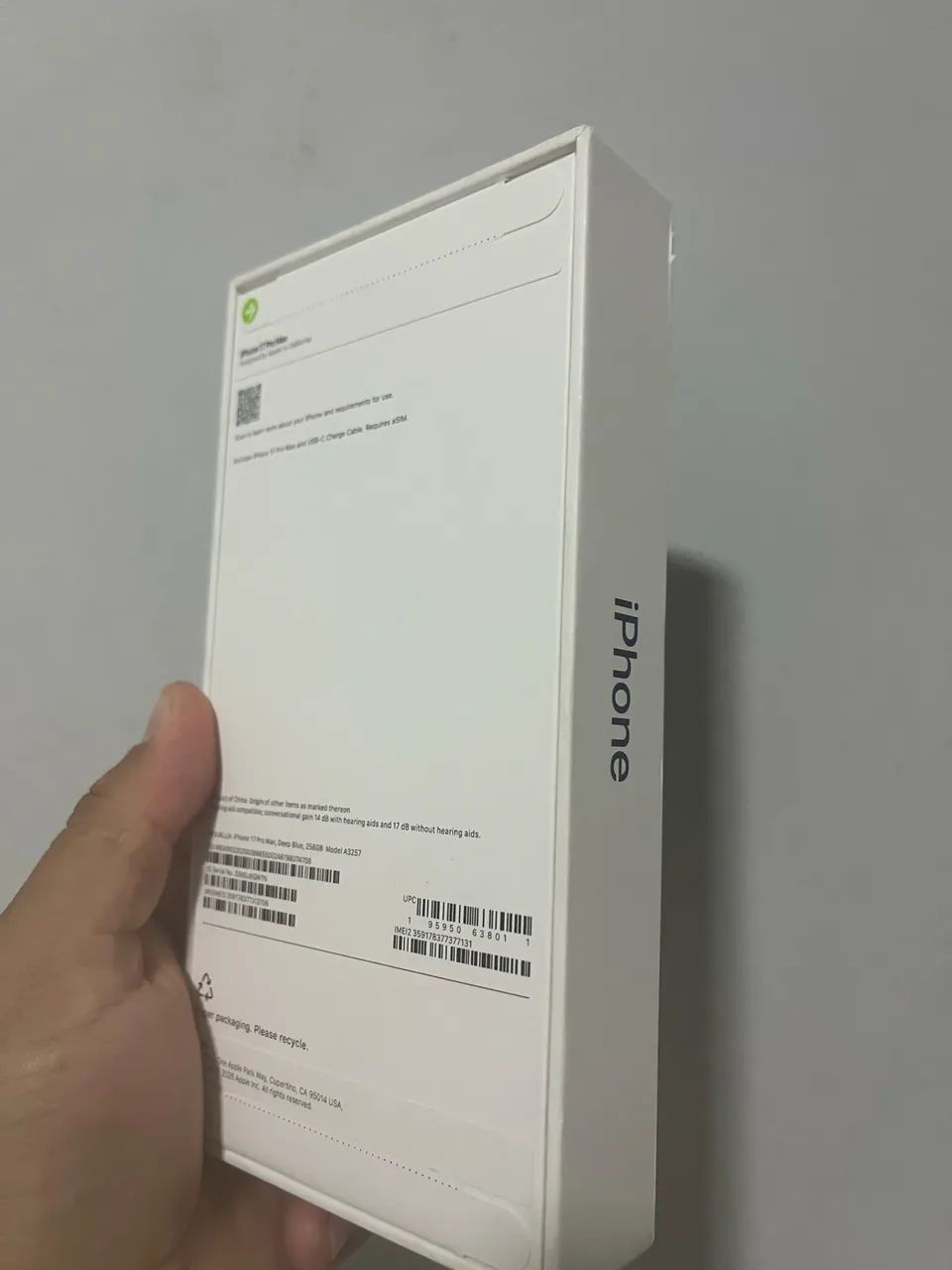 IPHONE 17 PRO MAX 256 LACRADO - Foto 3