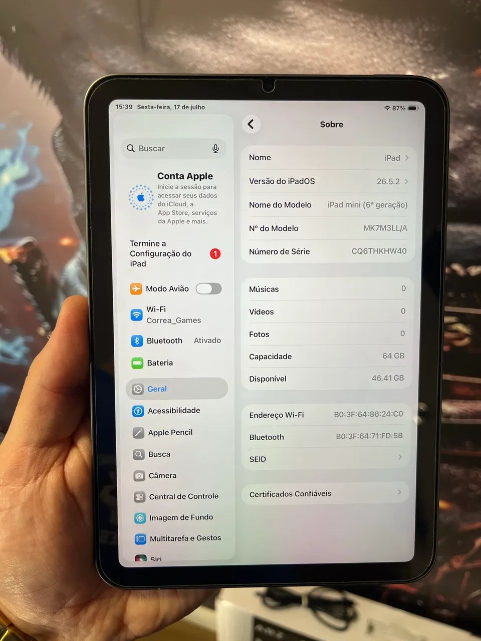 iPad mini 6 geração  - Foto 4