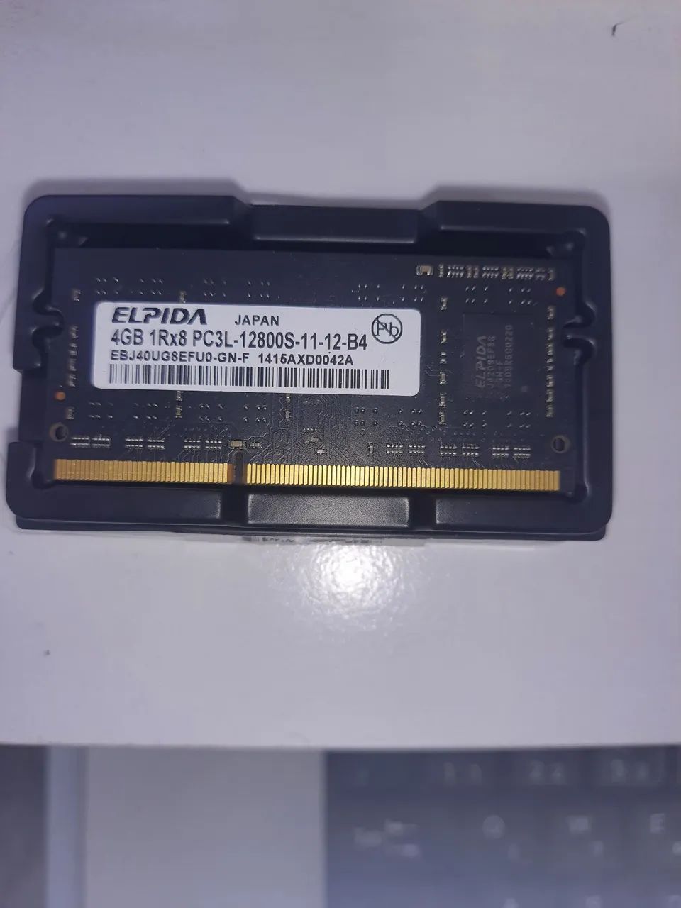 Memoria  para notebook Elpida 4GB DDR3 PC3L 12800 1600mhz - Foto 2