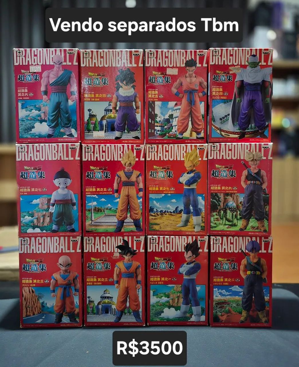 Coleção Abertura Dragon ball Bampresto RARA