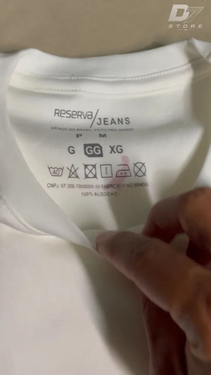 CAMISA RESERVA BRANCA/MARROM - Foto 5