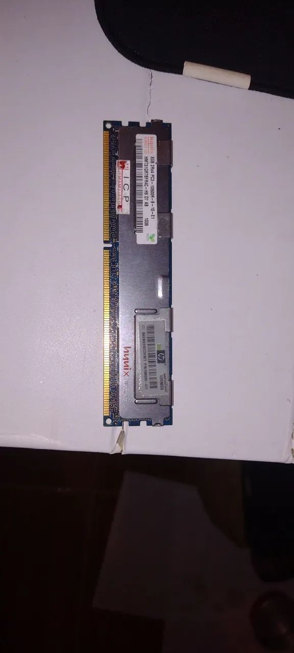 Memória ram ddr3 de servidor 8gb