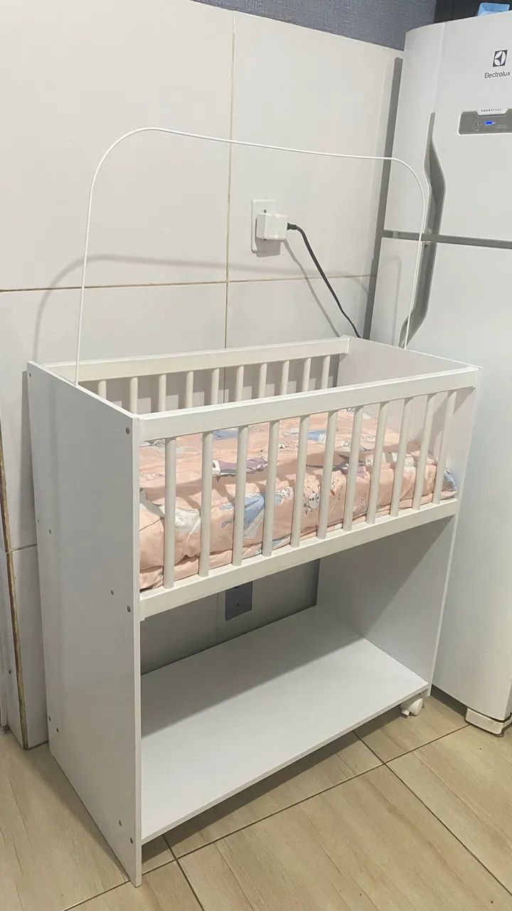 Mini Berço Infantil Novinho. Ele e 2 Em 1 $150