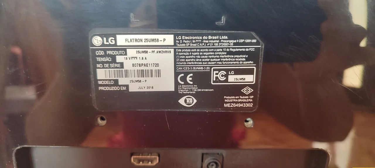 Monitor LG 25'' usado - Foto 3