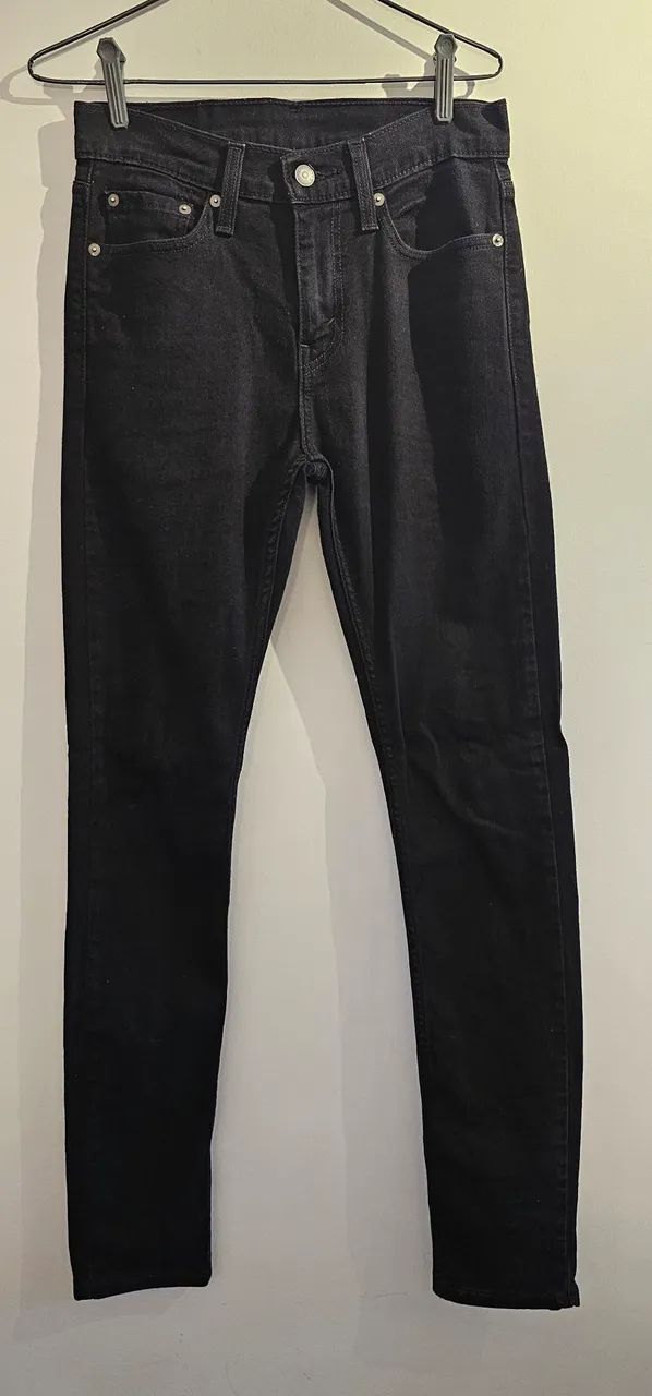 CALÇA LEVIS PRETA 510 W28 L34