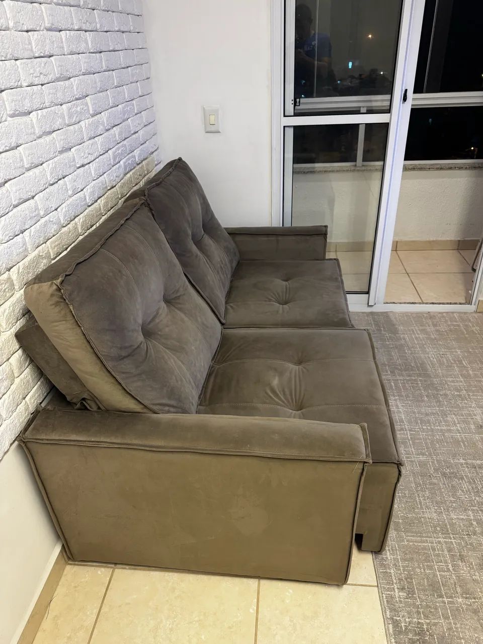 Sofá retrátil 1,5m - Foto 3