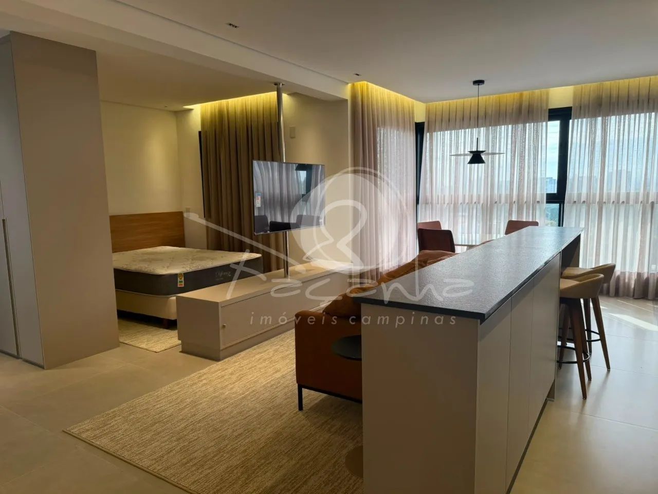 Apartamento para locação no Cambuí Campinas - Mobiliado Funcional.