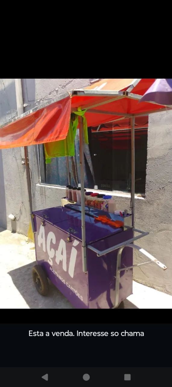Carrinho de açai 