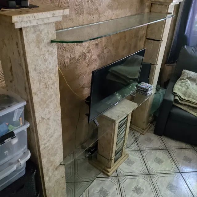 Estante de Mármore e Vidro - Foto 2