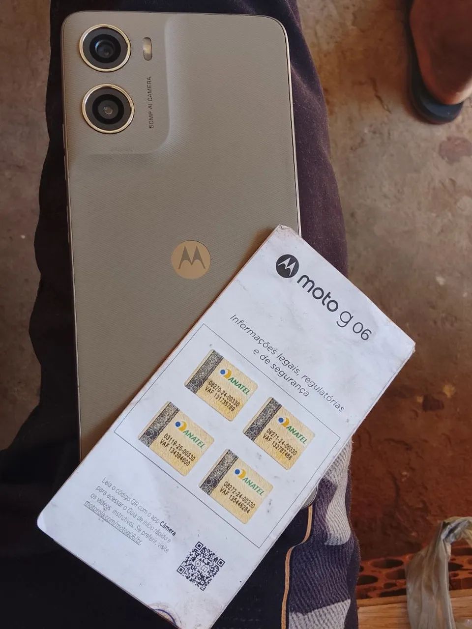 Vendo moto g06 256gb 8 d ram com nota!! - Foto 2