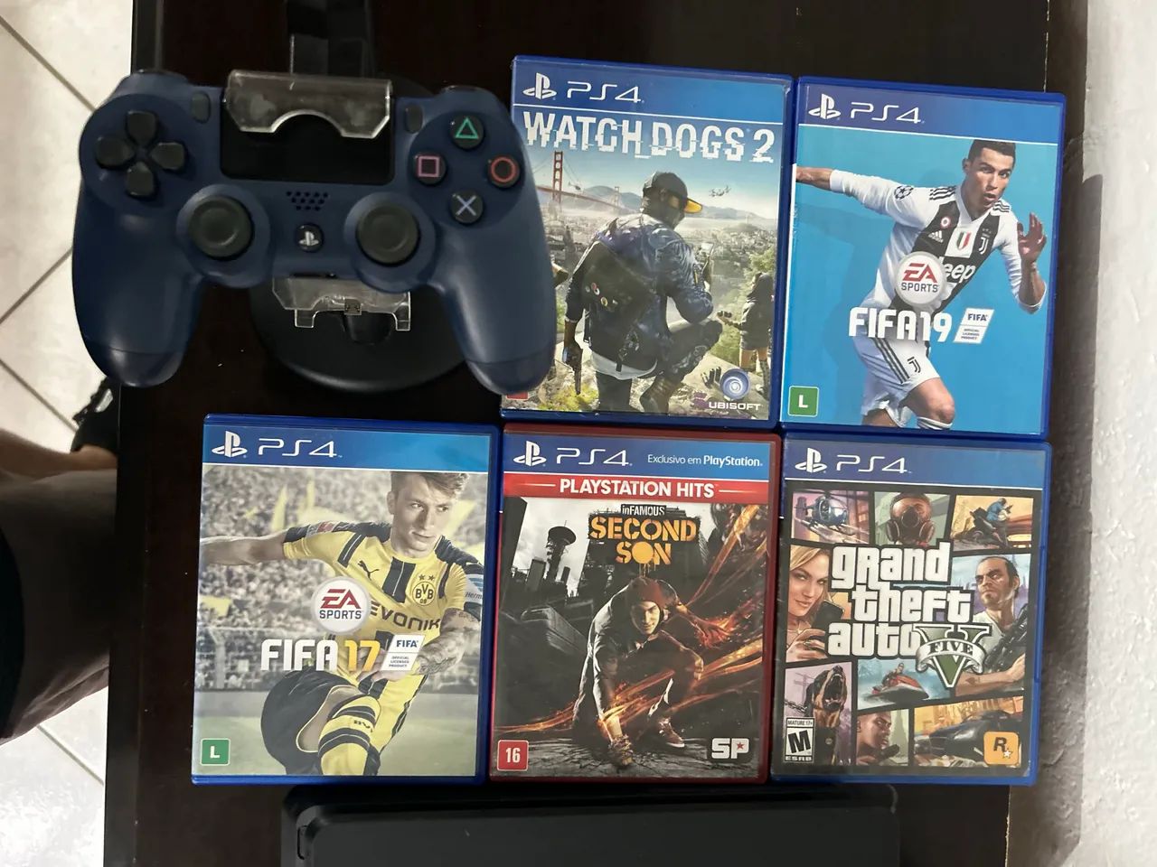 Ps4 slim com Jogos - Foto 5