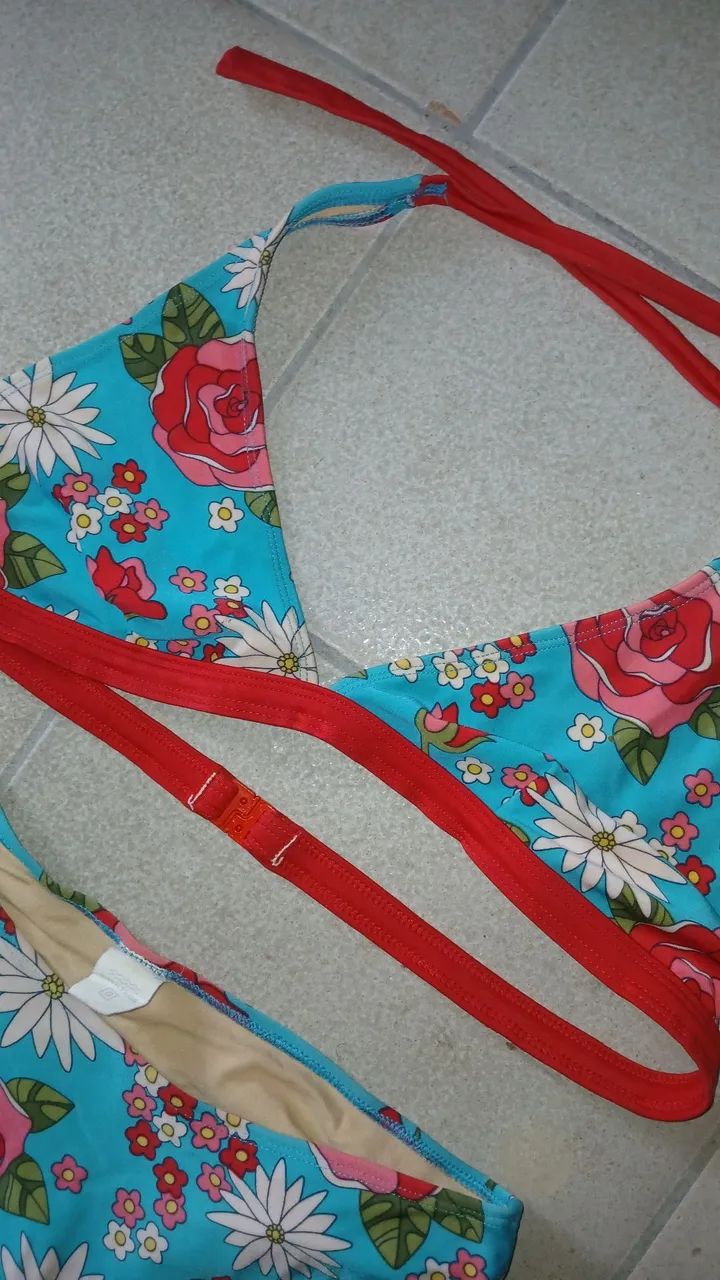 Biquíni Florido (Tamanho G) - Foto 3