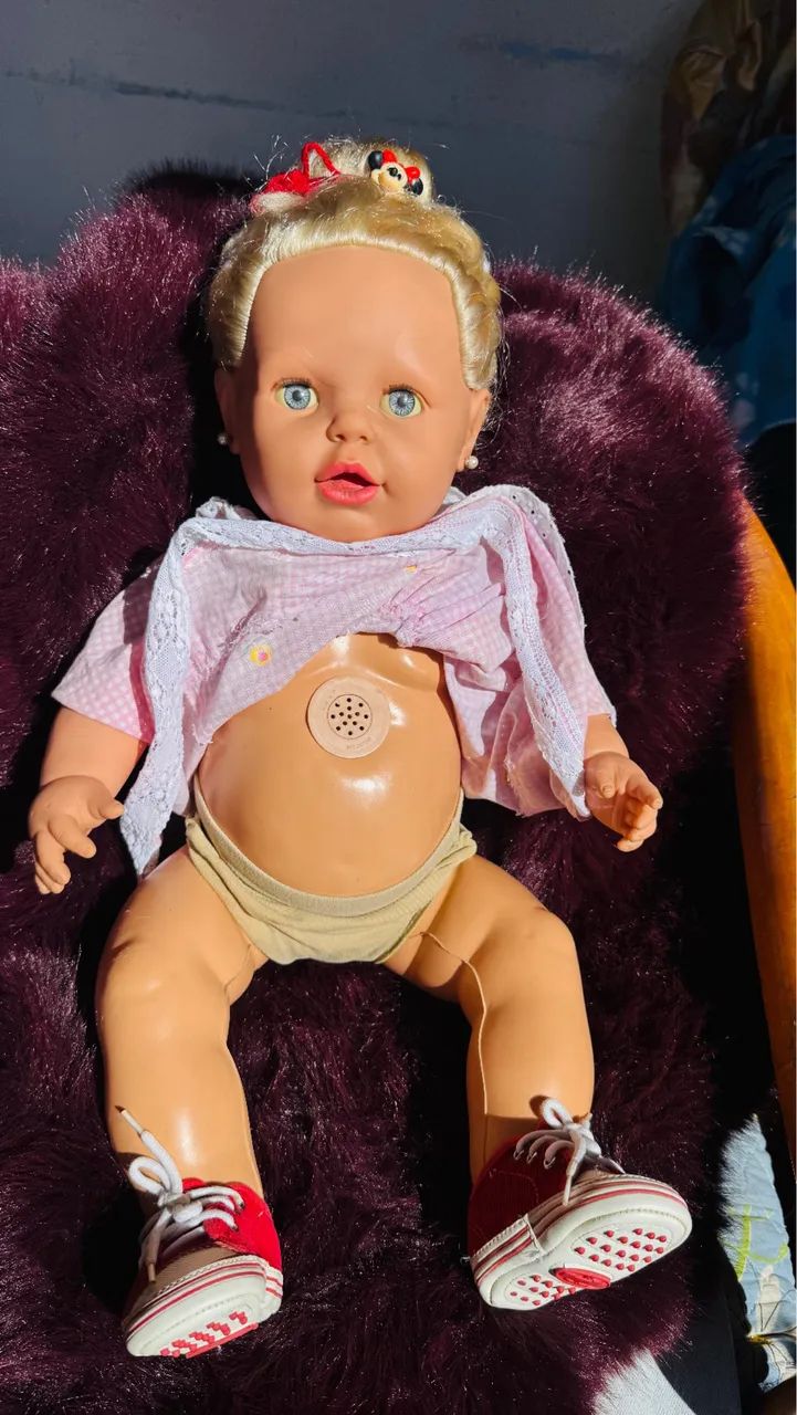 BONECA MUITO ANTIGA LOIRA - Foto 2