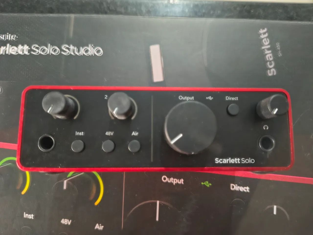 Kit Interface Focusrite Scarlett Solo Studio 4 Geracao Vermelho - Foto 2