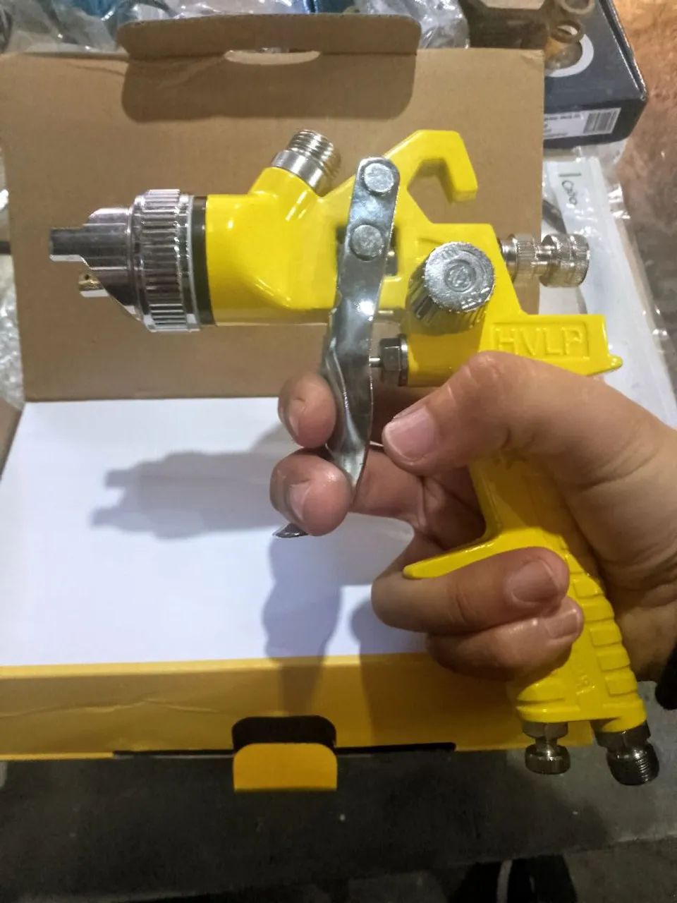 Pistola de pintura automotiva Nova Na caixa,  - Foto 5