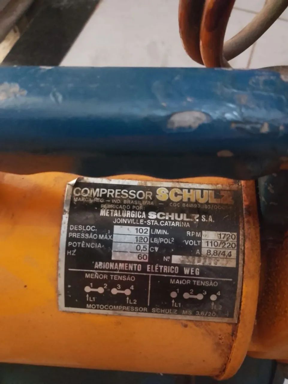 compressor de ar Schulz, modelo MS 3.6/AD - Foto 2