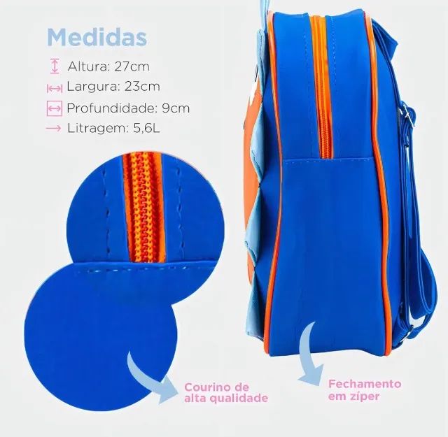 Mini Mochila Dinossauro  - Foto 2