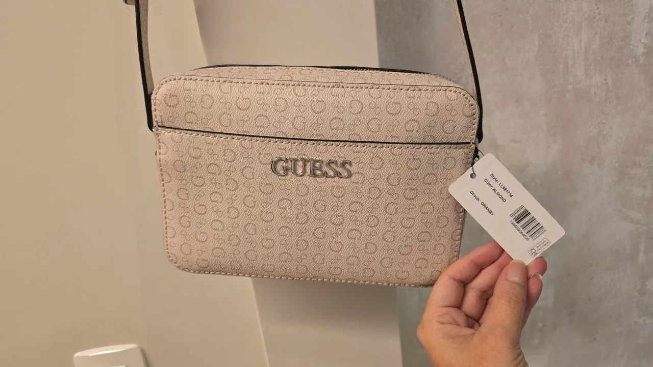 Bolsa transversal Guess rosa - Foto 4