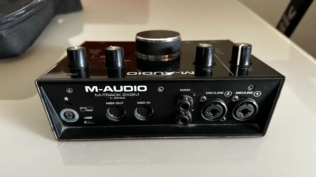 interface de AUDIO M-AUDIO M-TRACK 2X2 PARA GRAVAÇAO (com case) - Foto 4