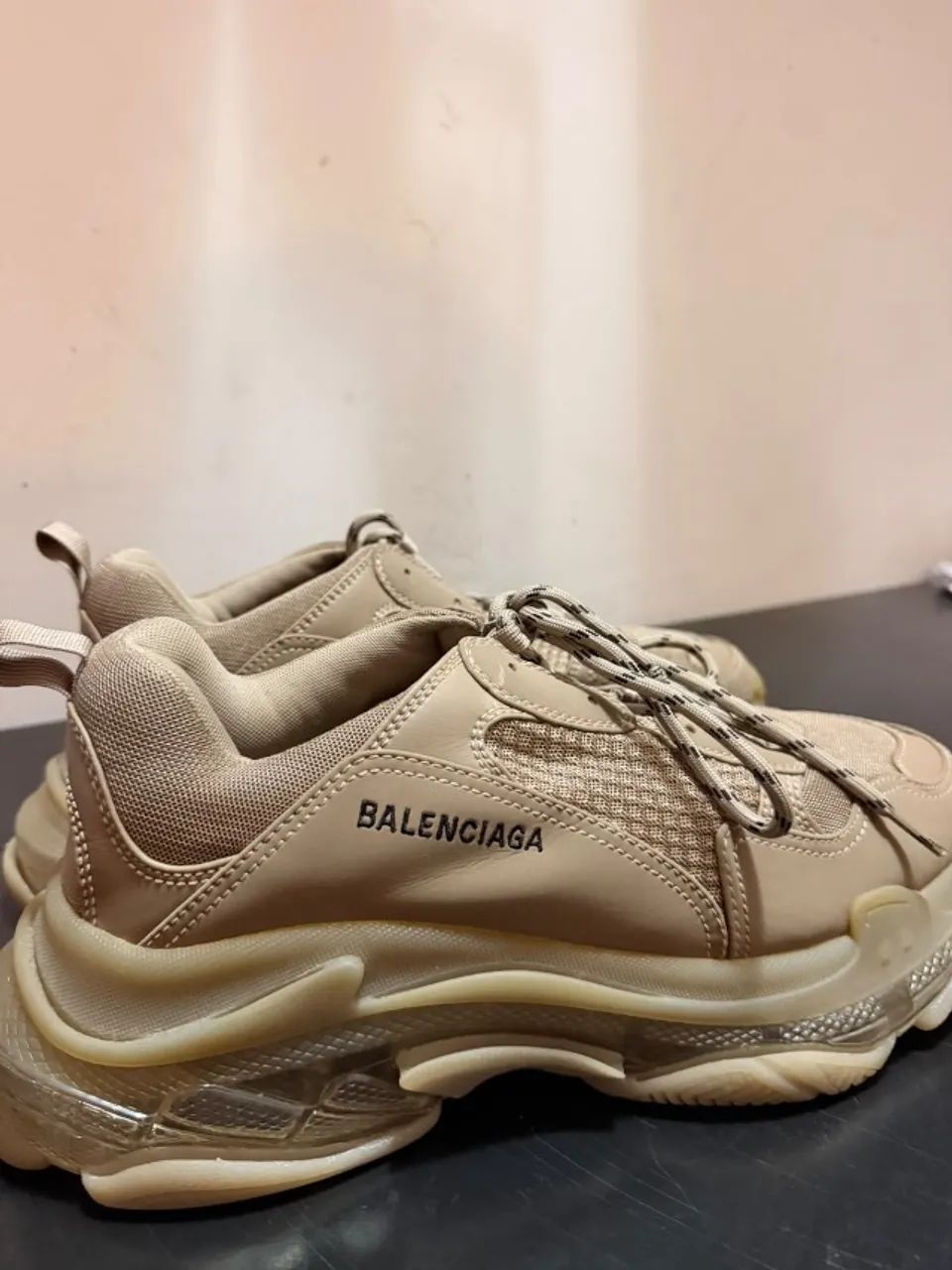 Balenciaga Triple S bege - Foto 2
