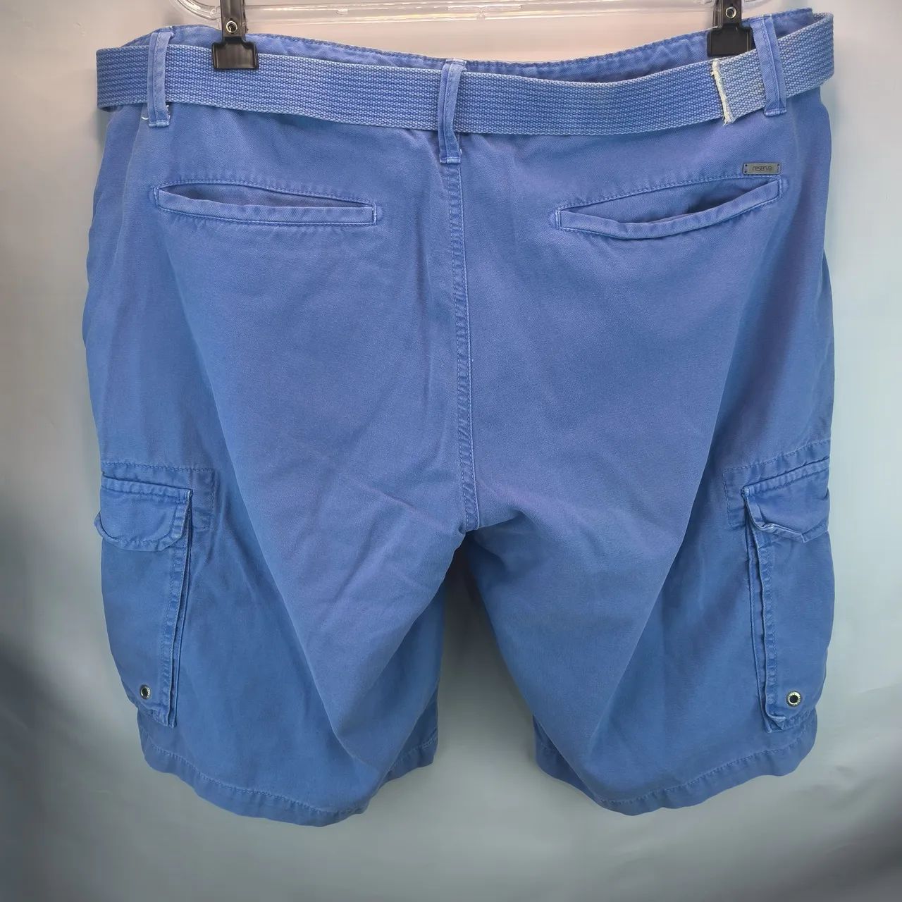 Bermuda cargo reserva plussize masculina azul claro 48 - Foto 2