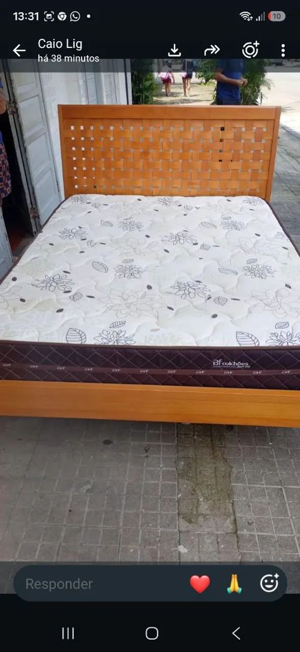 Cama casal madeira - Foto 2