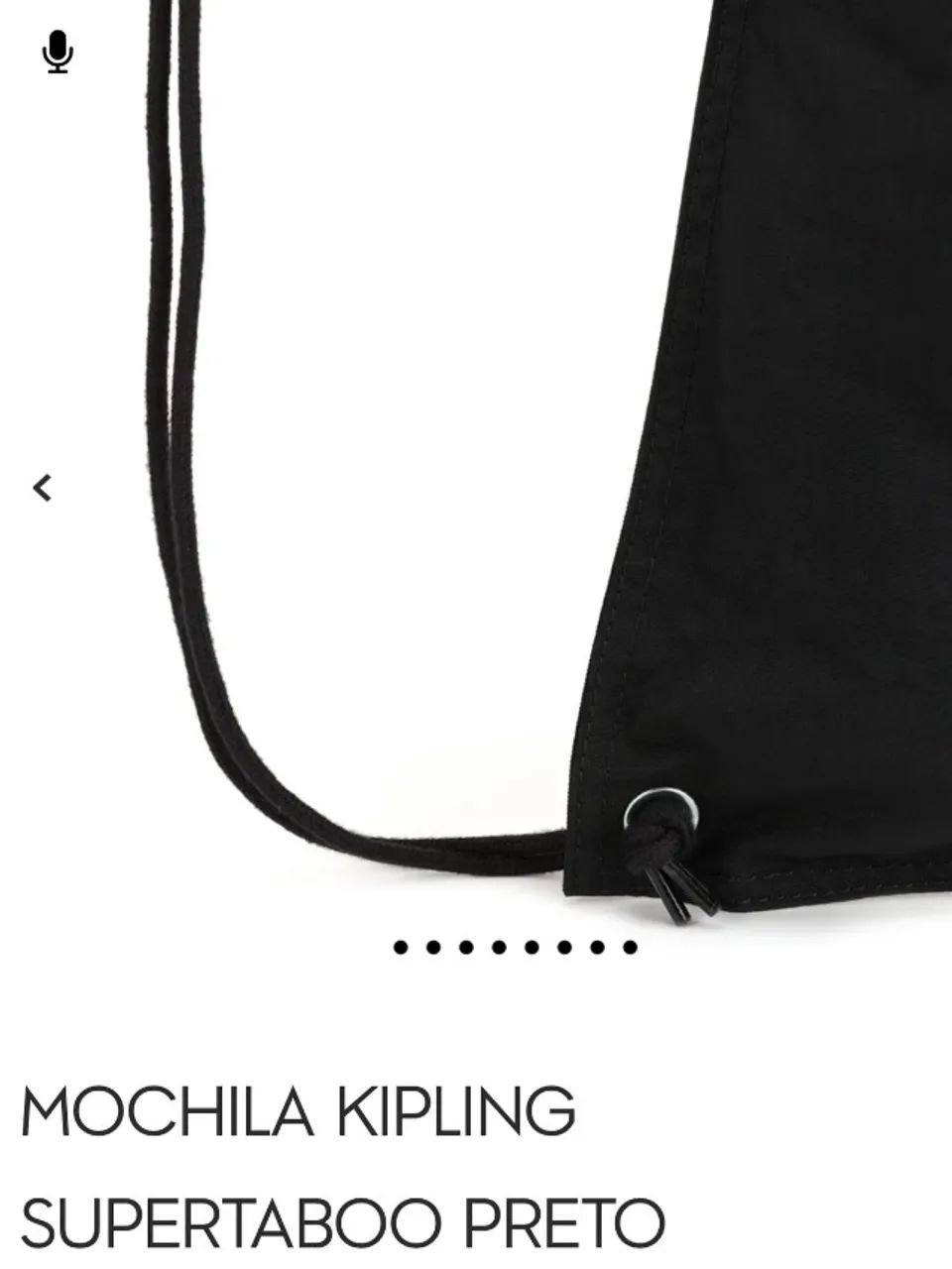 Mochila kipling supertaboo preto  - Foto 4