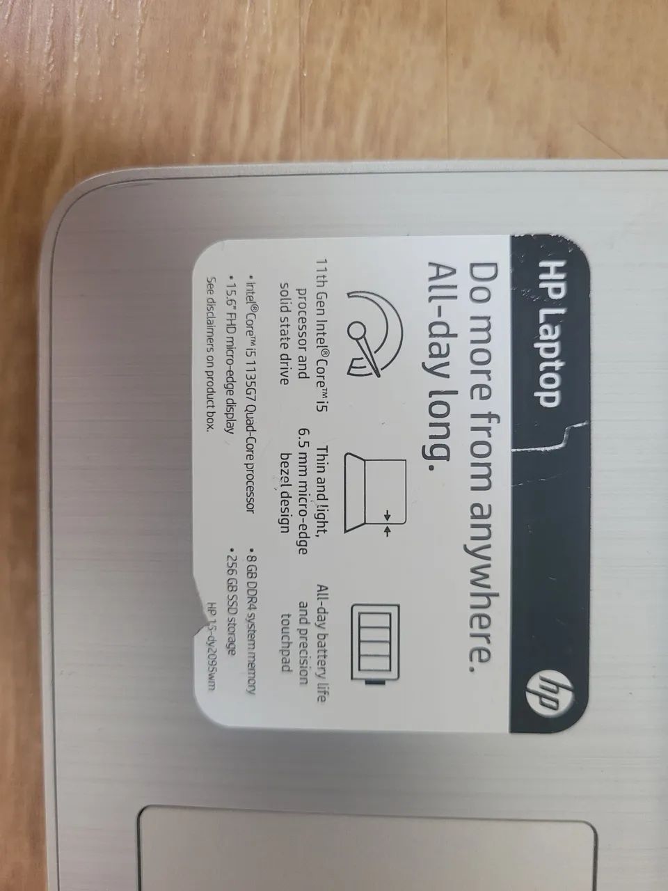 Notebook HP i5 11th Gen 8gb Ram 256gb Memória  - Foto 4