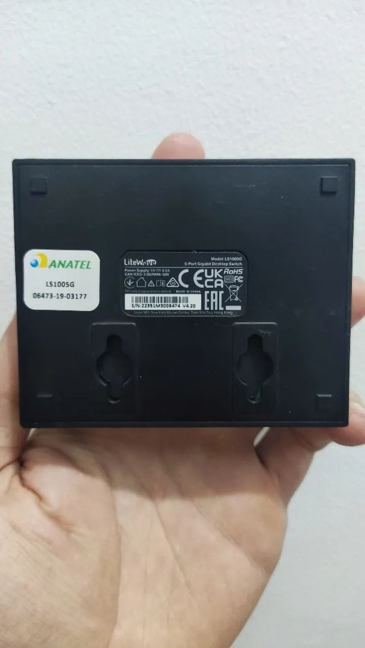 SWITCH C/5 PORTAS 10/100/1000Mbps - Foto 2