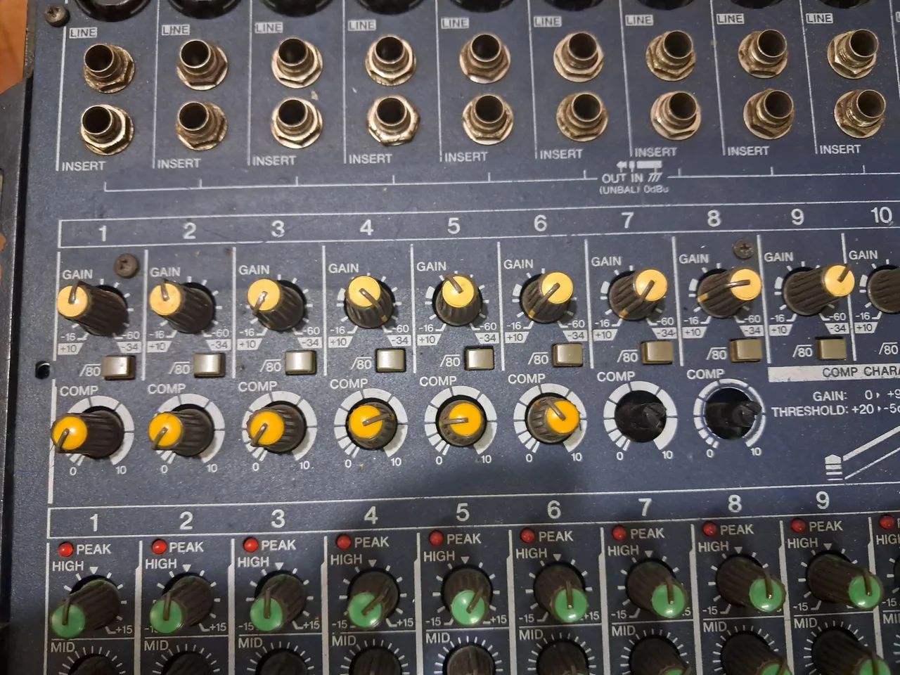 MESA DE SOM YAMAHA MG 206 c  - Foto 4