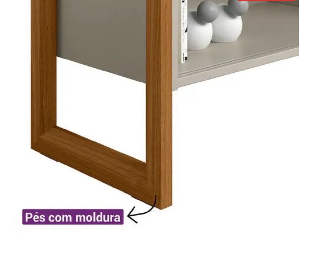 Rack para Tv até 55 polegadas novo 100% MDF disponível  - Foto 5