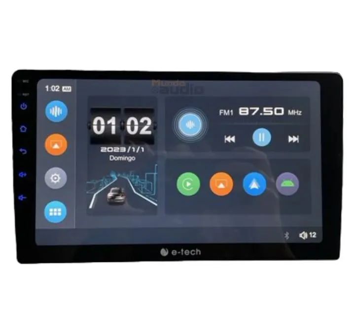 Multimídia E-tech Tela GRANDE Android E Apple 