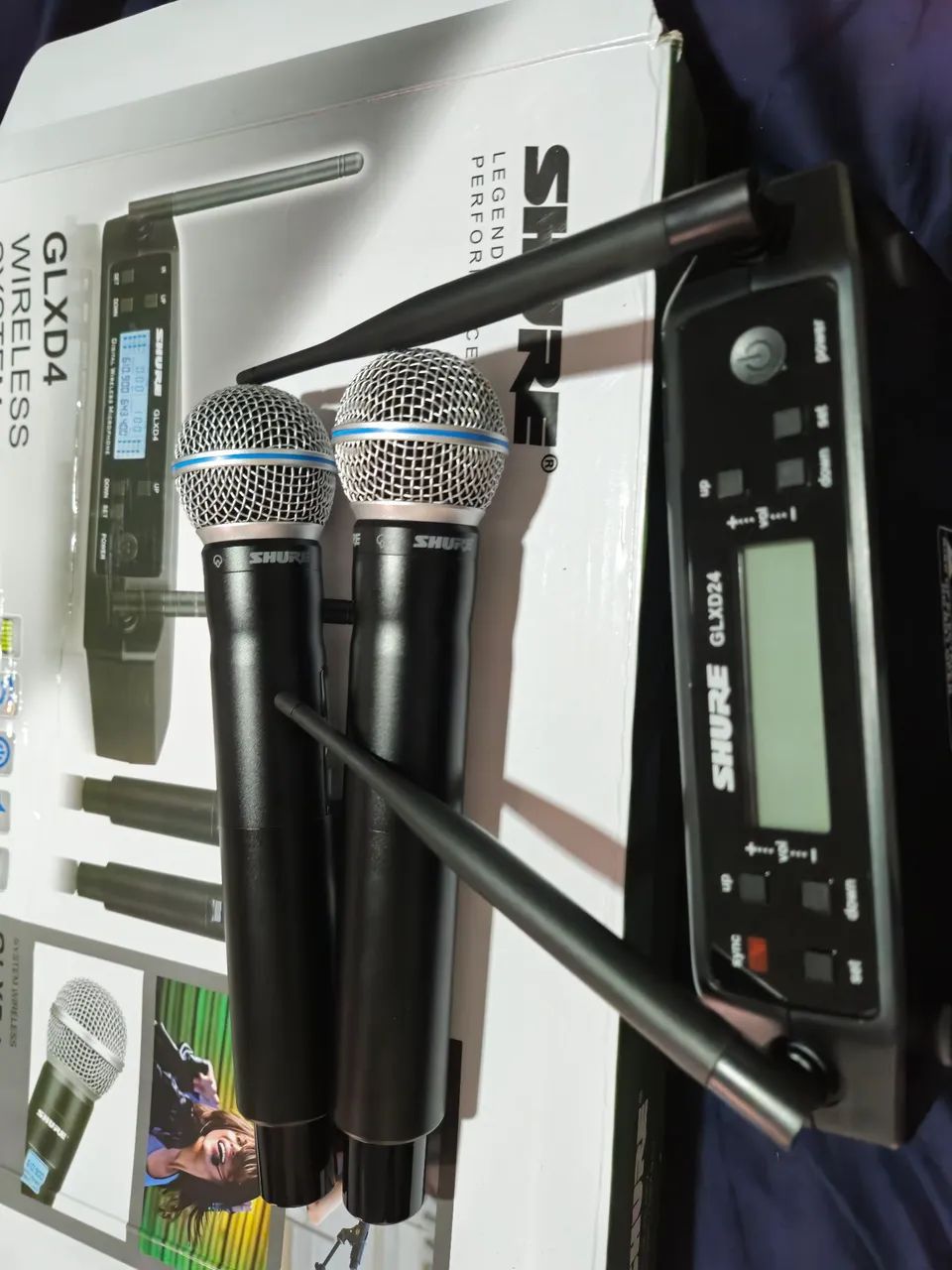 Microfone duplo Sem Fio GLXD4 SHURE - Foto 2