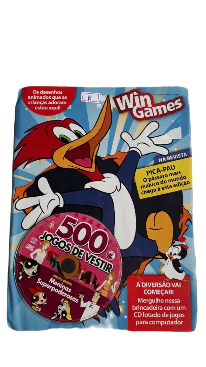 cd de jogo pica pau lacrado 500 jogos de vestir meninas