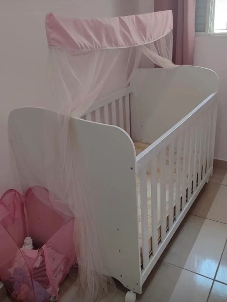Berço e cama infantil montessoriana formato casinha - Foto 2