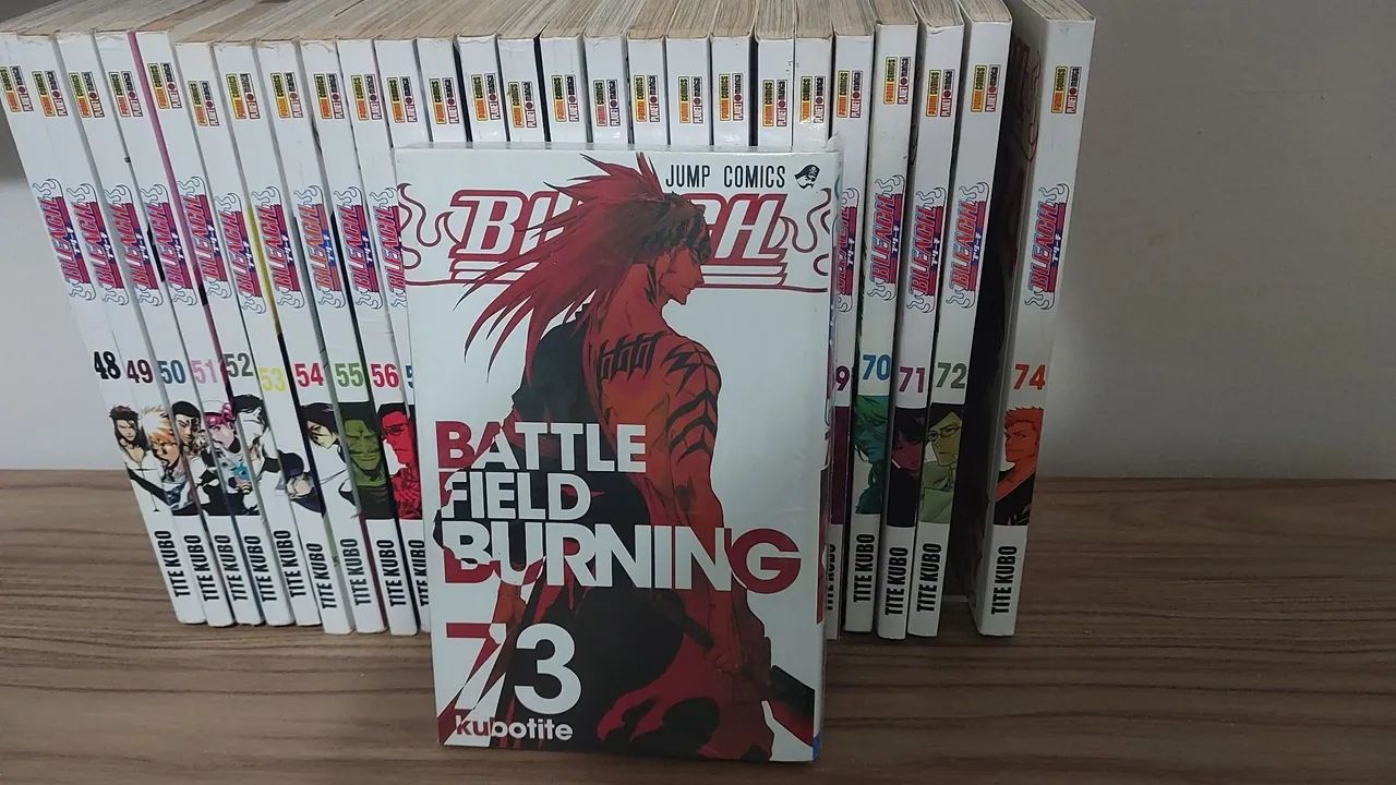Mangá Bleach 43, 45 até 74 (73 japonês)