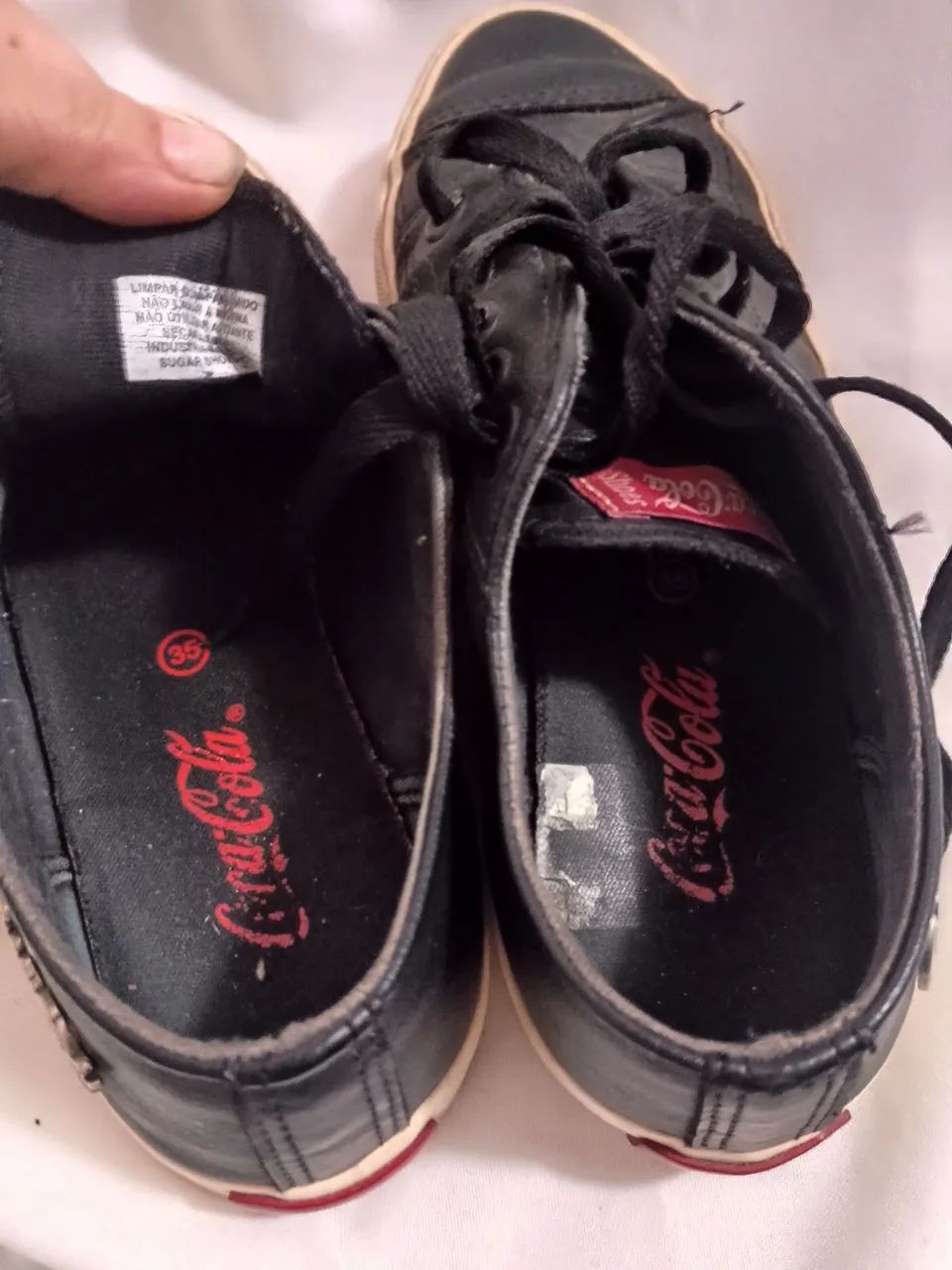 Tênis da COCA COLA ORIGINAL! COURO legítimo! - Foto 2