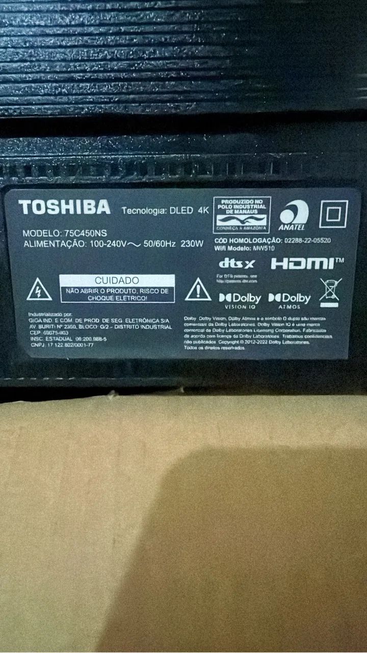 Tv 75 polegadas Toshiba  - Foto 2