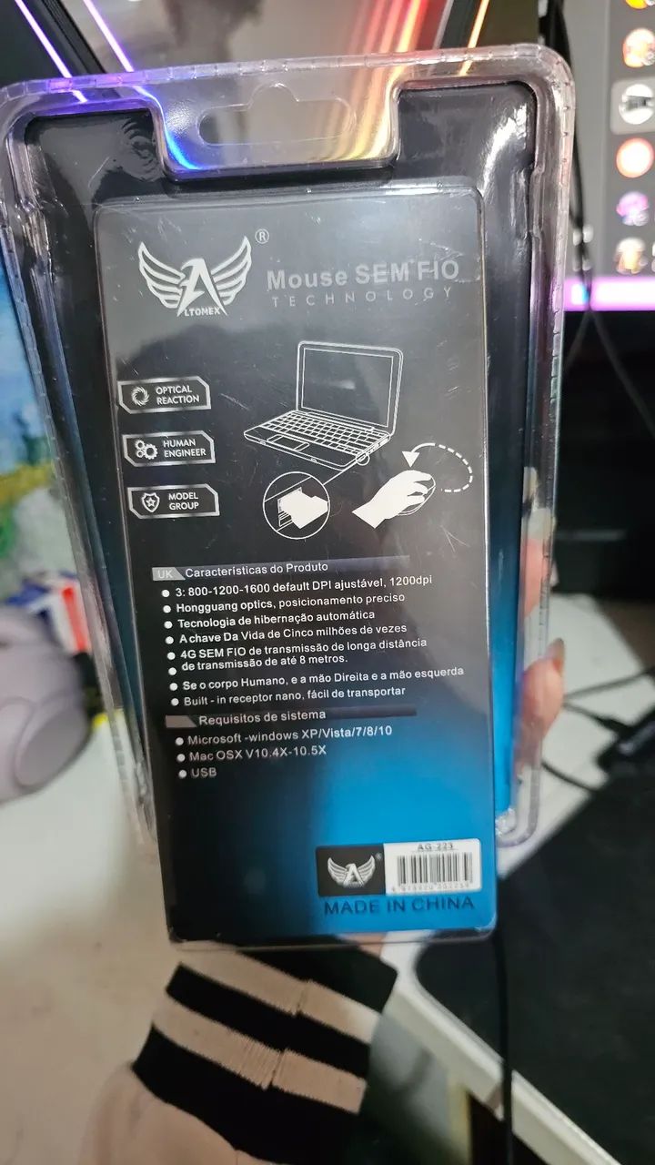 Mouse Ergonômico Sem fio - Altomex - Foto 2