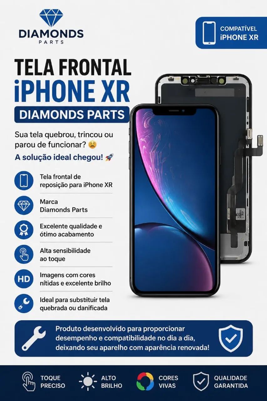 TELA FRONTAL  IPHONE XR