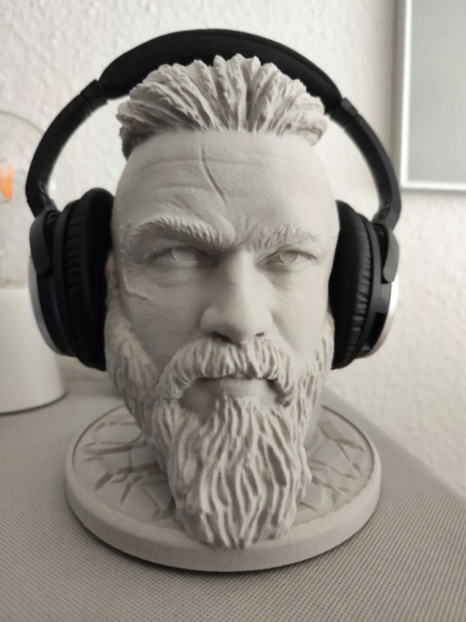 Suporte para Headset Busto Ragnar Lothbrok