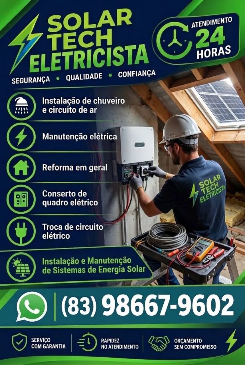 Precisando de Eletricista Chama no WhatsApp.